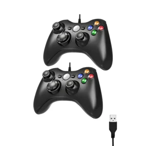 دسته بازی کامپیوتر طرح ایکس باکس مدل USB360-2 بسته عددی