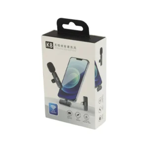 میکروفن یقه‌ ای بی‌ سیم K8-Type C | مناسب گوشی اندروید – Plug & Play