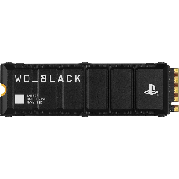 اس اس دی WD_BLACK SN850P دارای هیت سینک - مخصوص PS5 - دو ترابایت