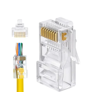 سوکت شبکه Cat6 مدل Open End بسته ۱۰۰ عددی
